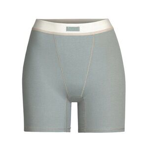 Skims Cotton Rib Boxer + Tank — Mineral